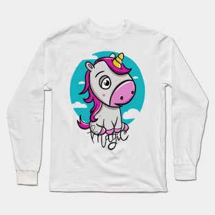 Cute baby unicorn Long Sleeve T-Shirt